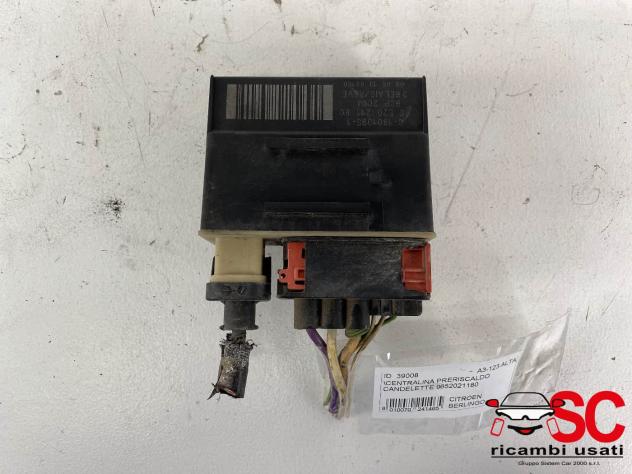 CENTRALINA CANDELETTE CITROEN Berlingo 2° Serie 9652021180 diesel (0208) - Foto 3