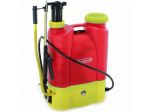 Pompa irroratrice spalleggiata 16lt a batteria e manuale Geotech