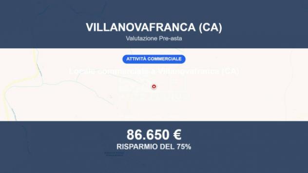 Immobile in asta di 89425 m² in vendita a Villanovafranca