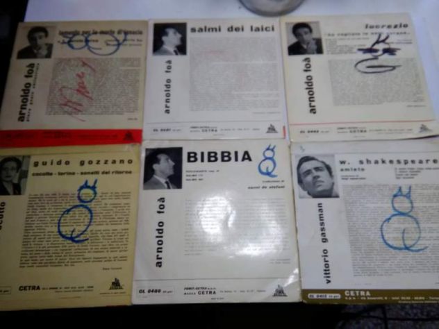 20 dischi culturali a 33 giri da 7 pollici - GASMAN e FOA - Foto 8