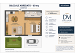 Ardesio bilocale arredato con terrazzo