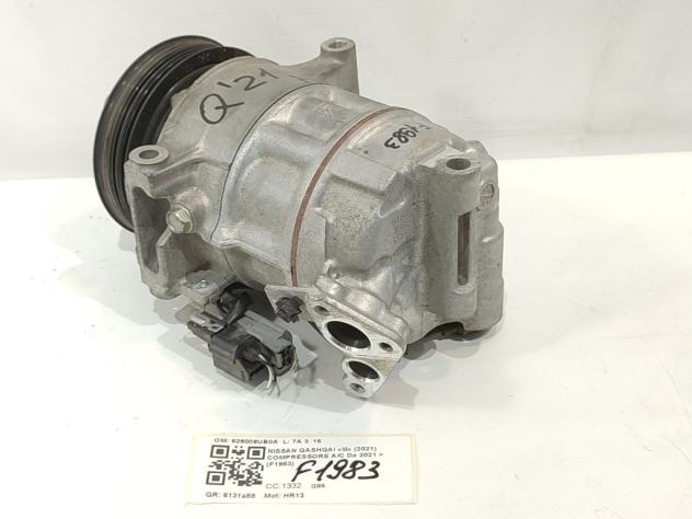 COMPRESSORE A/C NISSAN Qashqai Serie (J12) 926006UB0A HR13 hybrid 1332 (21) - Foto 2