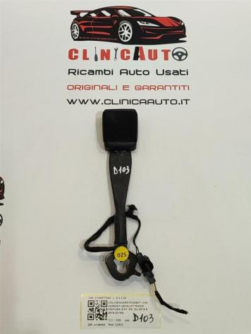 AGGANCIO CINTURA DI SICUREZZA ANT DX VOLKSWAGEN Passat Variant B8 (3G5, CB5) 3V0857755A CUKC (14) - Foto 2