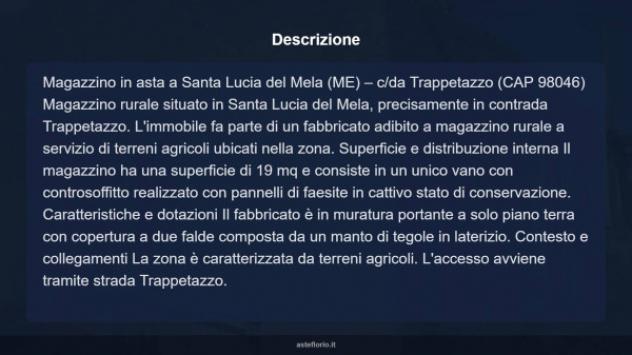 Immobile in asta di 19 m² in vendita a Santa Lucia del Mela - Foto 9