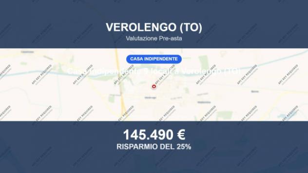 Immobile in asta di 258 m² con più di 5 locali in vendita a Verolengo