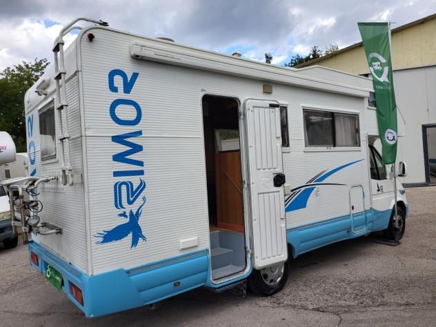 CAMPER RIMOR FORD MANSARDATO 7 POSTI DOPPIA DINETTE LETTI CASTELLO FOTOVOLTAICO GENERALI USATO - Foto 5