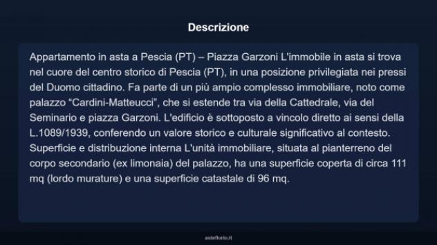 Immobile in asta di 96 m² in vendita a Pescia - Foto 4