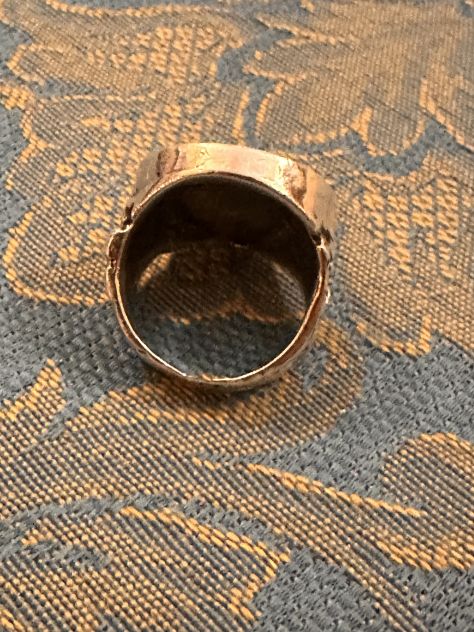 Anello chevalier stemma nobile corona - Foto 2