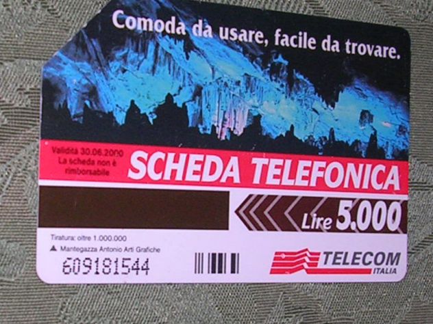 SCHEDA TELEFONICA ITALIA 12