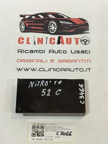 MODULO CONTROLLO BLUETOOTH DODGE Nitro 05064487AD ENR diesel 2776 (06) - Foto 3