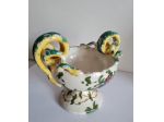 Coppa  vintage  da collezione in ceramica  maiolica