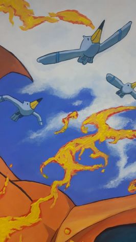 Charizard DIPINTO XXXL - Foto 6