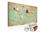 Quadro Di Sughero Mappa Cm.90x60 E 120x80Arredalacasa