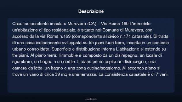 Immobile in asta di 105 m² con più di 5 locali in vendita a Muravera - Foto 3
