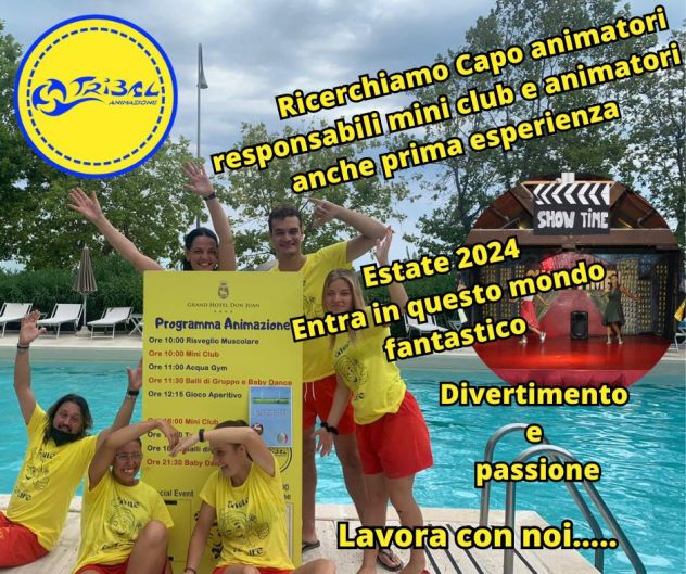 RICERCHIAMO ANIMATRICI MINI CLUB