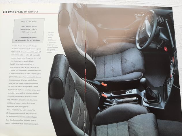 ALFA ROMEO 146 TI DEPLIANT ORIGINALE - Foto 4
