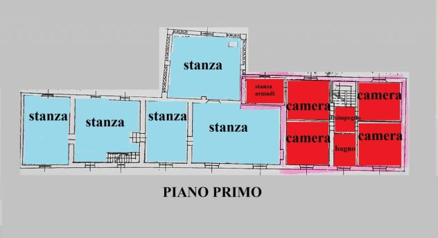 CASA INDIPENDENTE di 14 vani e di 533 mq (MASSAROSA - Borrone) rif. A799 - Foto 4