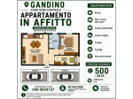 Gandino con due camere da letto e due box auto