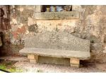 Elegante panchina per arredo giardino