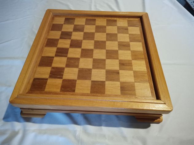 Scacchiera set giochi completo in legno, Italfama - Articolo Nuovo - - Foto 5