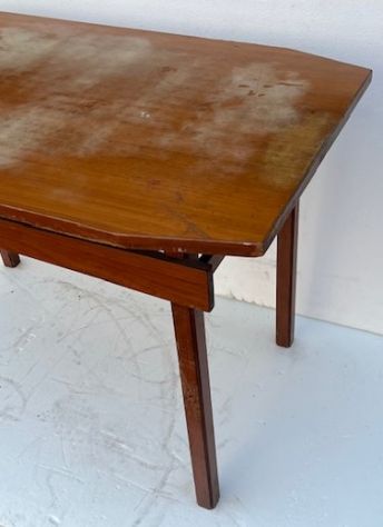 Tavolo in Legno con Piano Ottagonale - Foto 2