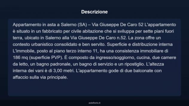 Immobile in asta di 186 m² in vendita a Salerno - Foto 13