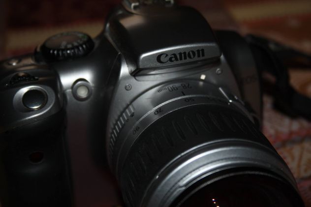 Reflex digitale Canon EOS 300D con obiettivo Canon EF 28-90mm Canon. silver - Foto 6