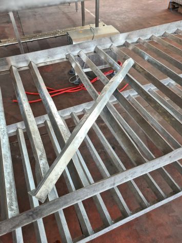 scaffalatura in alluminio per alimenti usata - Foto 2