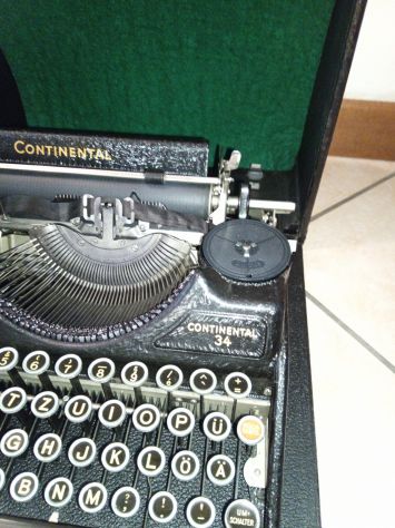 Macchina da scrivere "Continental 34" Made in Germany anni 30' - Foto 6