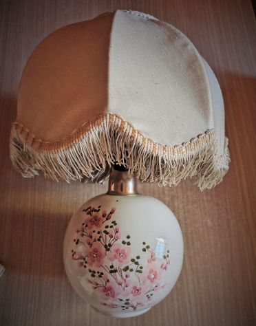 Lampada da Tavolo Vintage fiori di ciliegio - Foto 6