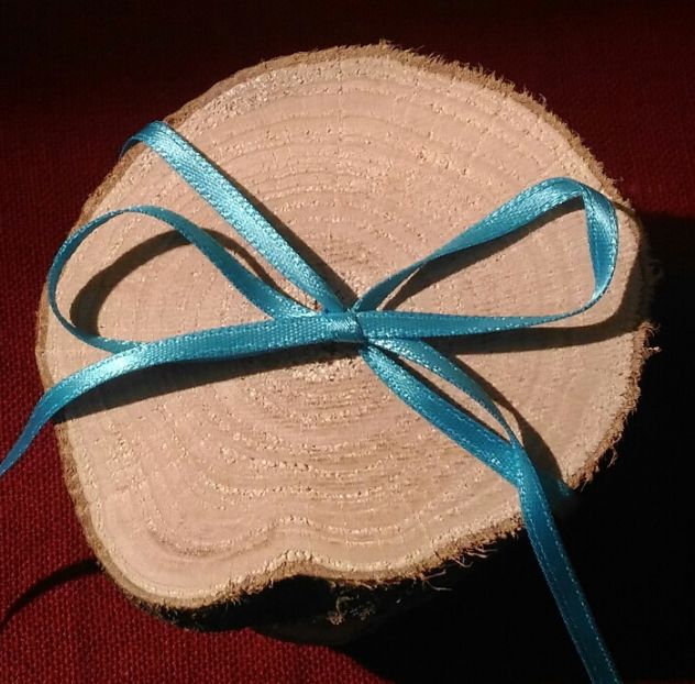dischi  di legno rustico decoupage sottobicchieri addobbi matrimonio - Foto 5