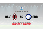 VENDO BIGLIETTI MILAN INTER DERBY WEEKEND 31 OTTOBRE O 1 NOVEMBRE 2026