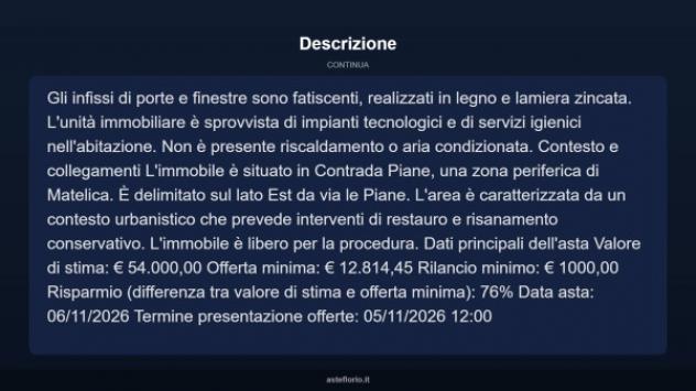 Immobile in asta di 366 m² con più di 5 locali in vendita a Matelica - Foto 13