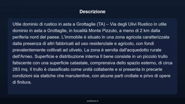 Immobile in asta di 283 m² in vendita a Grottaglie - Foto 4