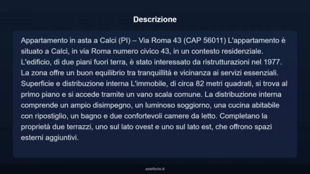Immobile in asta di 82 m² in vendita a Calci - Foto 14