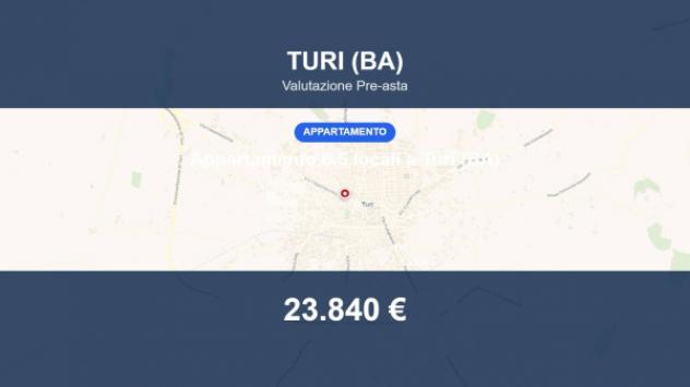 Immobile in asta di 136 m² con più di 5 locali e box auto in vendita a Turi