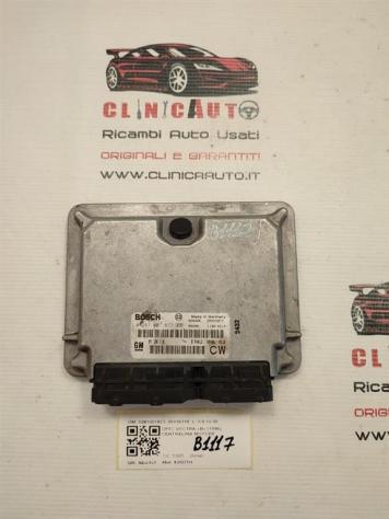 CENTRALINA MOTORE OPEL Vectra B Berlina 2° Serie 0281001873 09136118 X20DTH diesel 1995 (9902)
