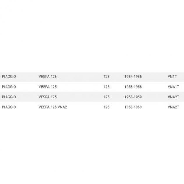 Targhetta anteriore blu Vespa 125 VN1 VN2 VNA - Foto 2