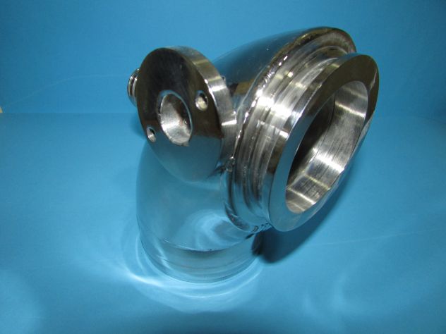 GOMITO/RISER in ACCIAIO INOX AISI 316L COMPATIBILE CON MOTORE: VOLVO PENTA - Foto 3