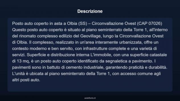 Immobile in asta di 13 m² in vendita a Olbia - Foto 4