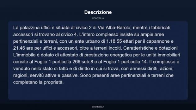 Immobile in asta di 4514 m² in vendita a Castiglione Falletto - Foto 4