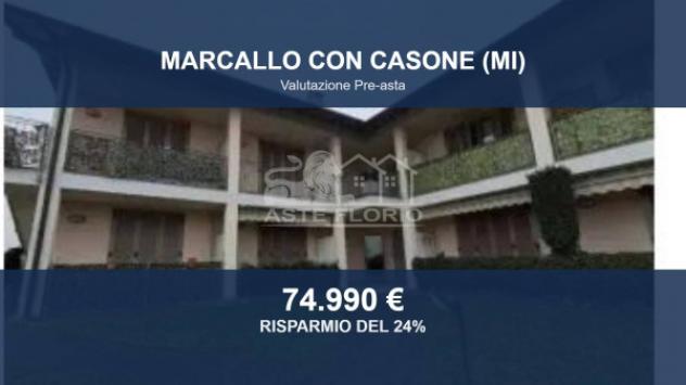 Immobile in asta di 54 m², box auto in vendita a Marcallo con Casone