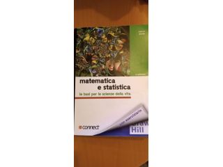 libro universitario Matematica e Statistica
