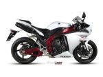 Scarico per Yamaha R1 09-14 Mivv Suono Akrapovic Slip On titanio carbonio