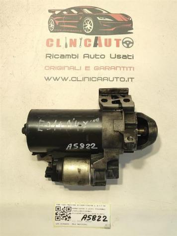 MOTORINO D' AVVIAMENTO BMW Serie 3 E91 Touring 1241 7823700 -01 0001139016 N47D20C diesel 1995 (0508)