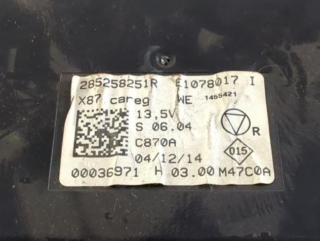 285258251R CENTRALINA MODULO CLIMATIZZATORE CLIMA A/C RENAULT CAPTUR 1.5 D 66KW AUT 5P (2015) RICAMBIO USATO - Foto 4