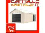 Box prefabbricato, casetta da giardino in lamiera zincata. Capanno ricovero &hellip;