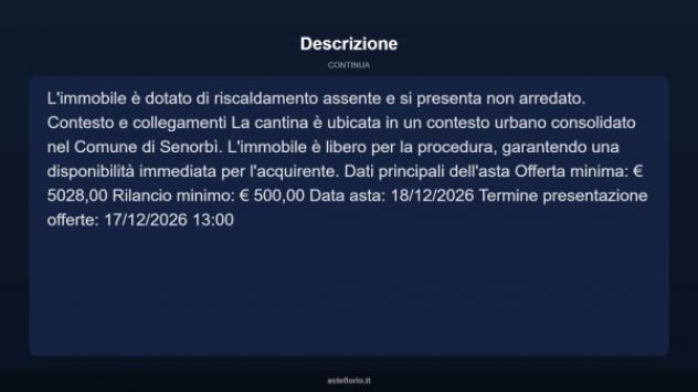 Immobile in asta di 30 m² in vendita a Senorbì - Foto 3