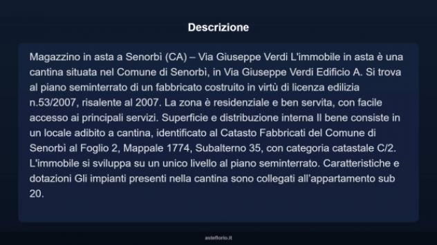 Immobile in asta di 30 m² in vendita a Senorbì - Foto 9
