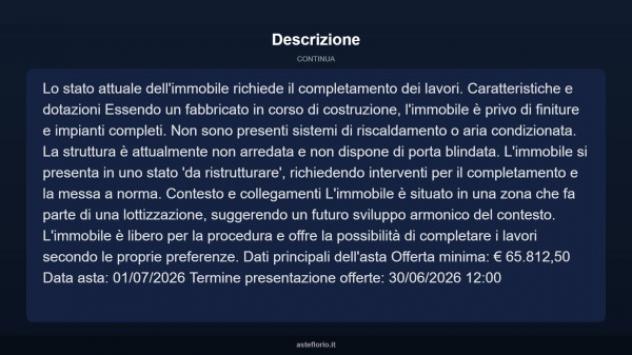 Immobile in asta di 512 m² in vendita a Castelnuovo Cilento - Foto 4